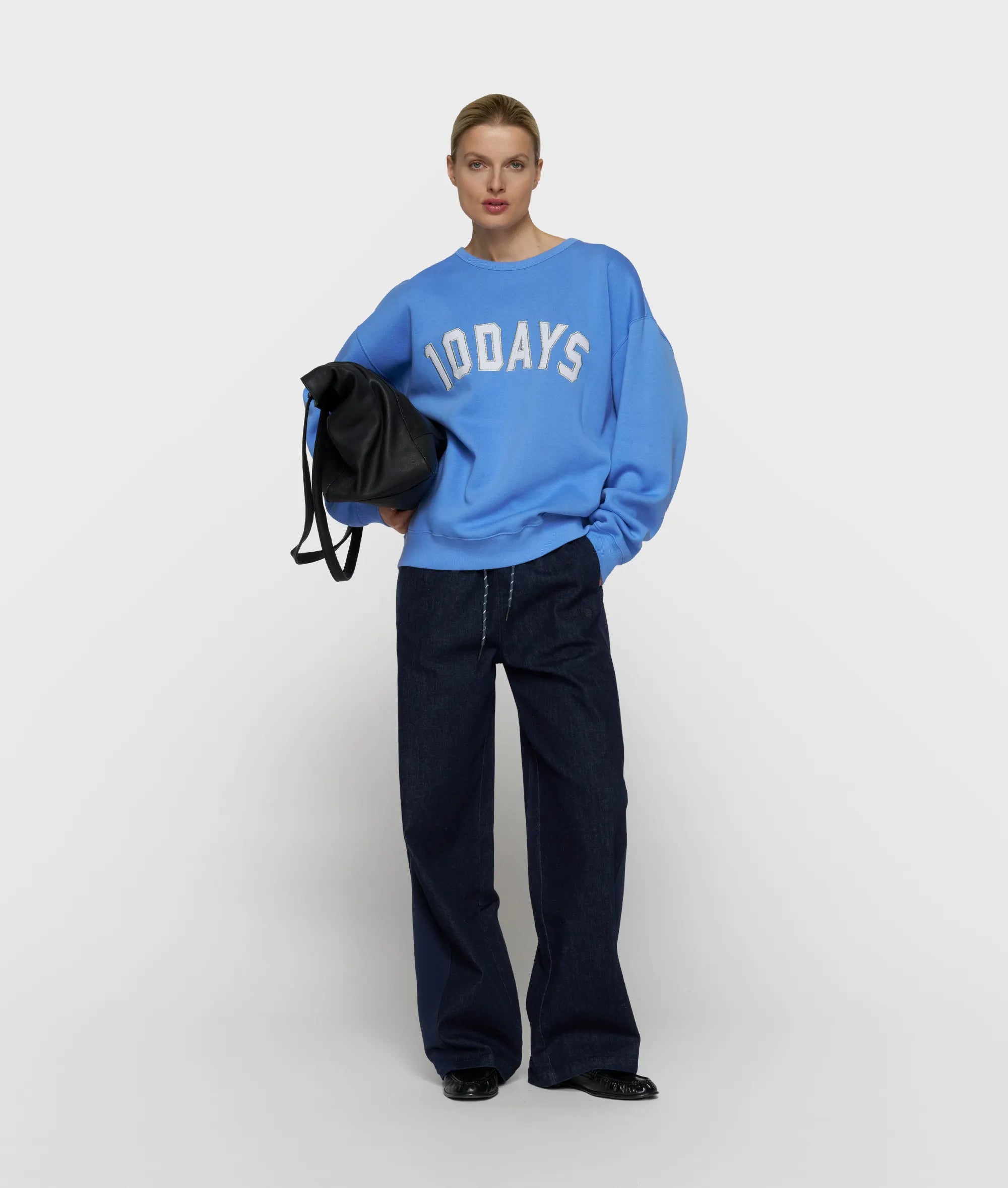 Hose Relaxed Fit aus Chambray