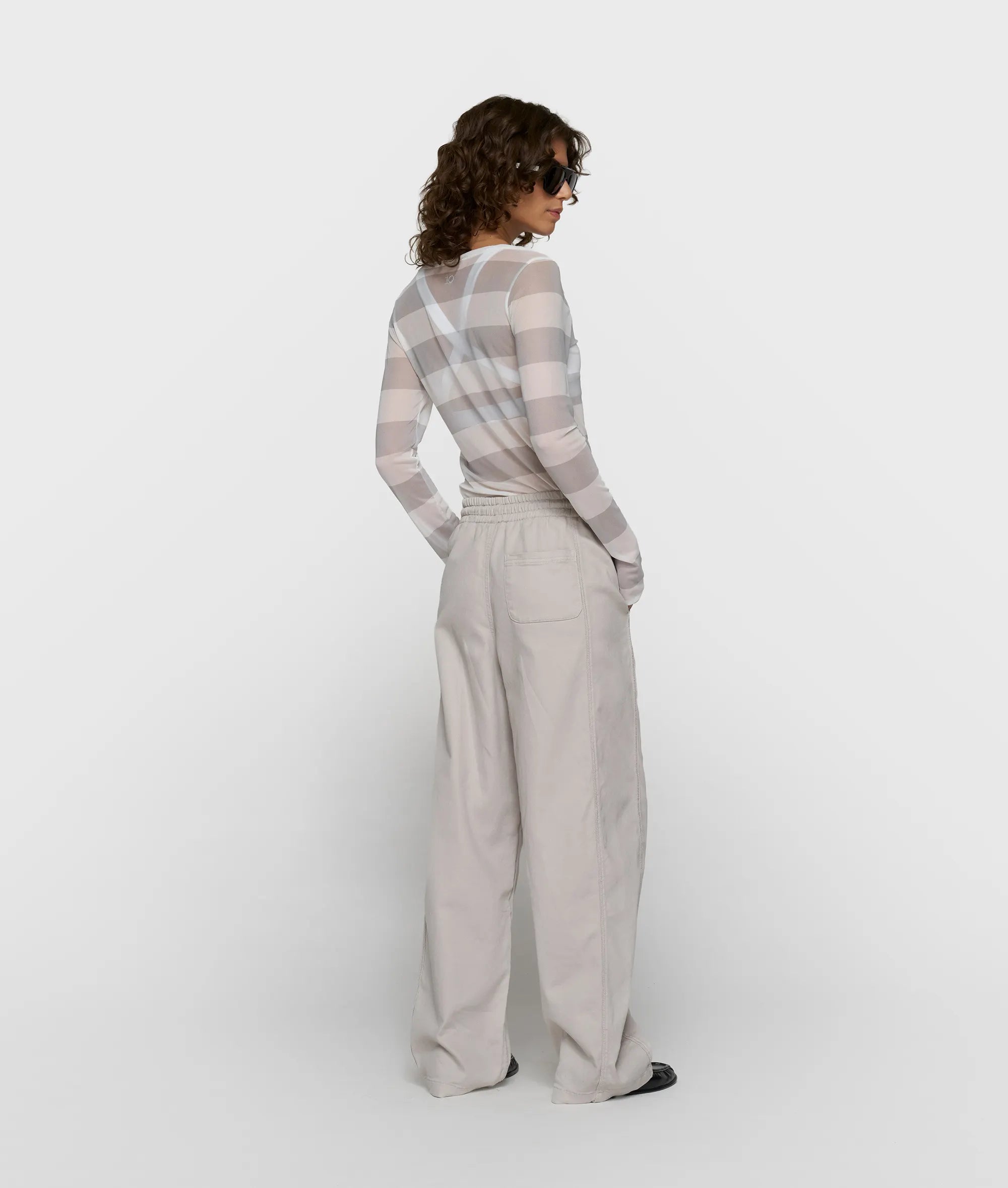 Langarmshirt aus Mesh