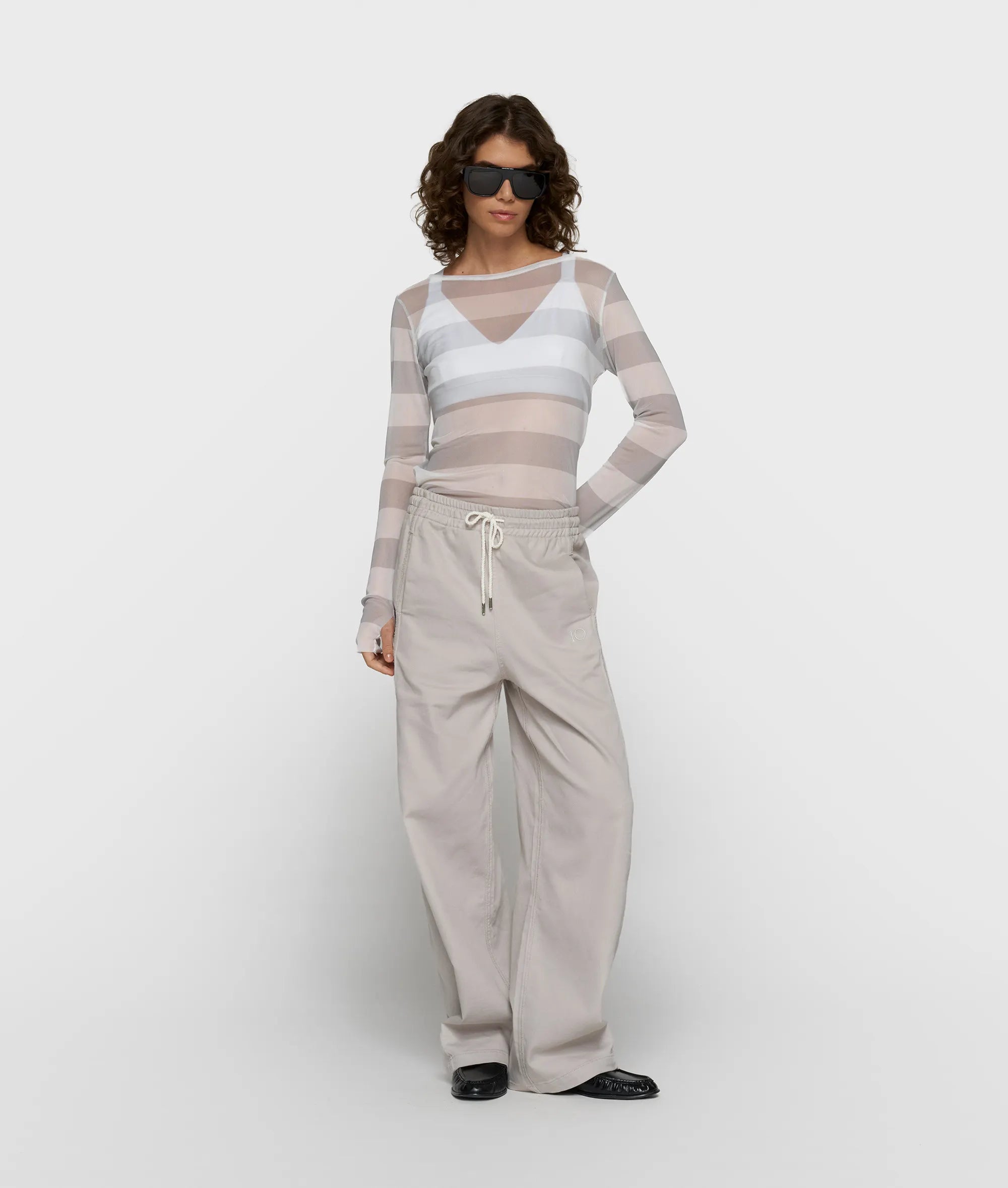 Langarmshirt aus Mesh
