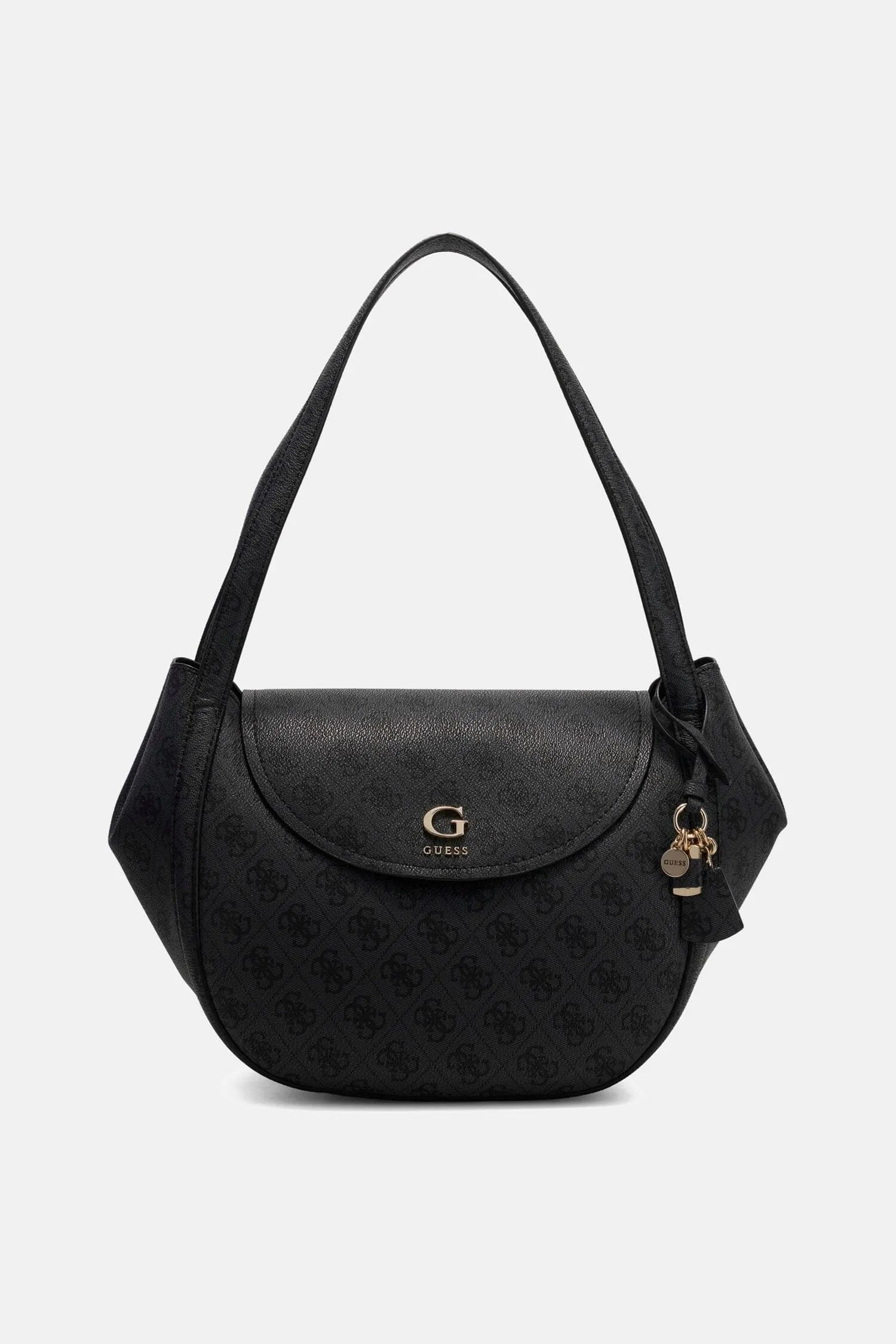 Schultertasche mit Logoprint