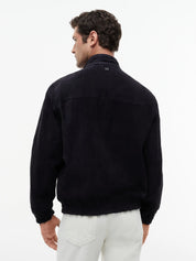 Lederjacke mit Stehkragen