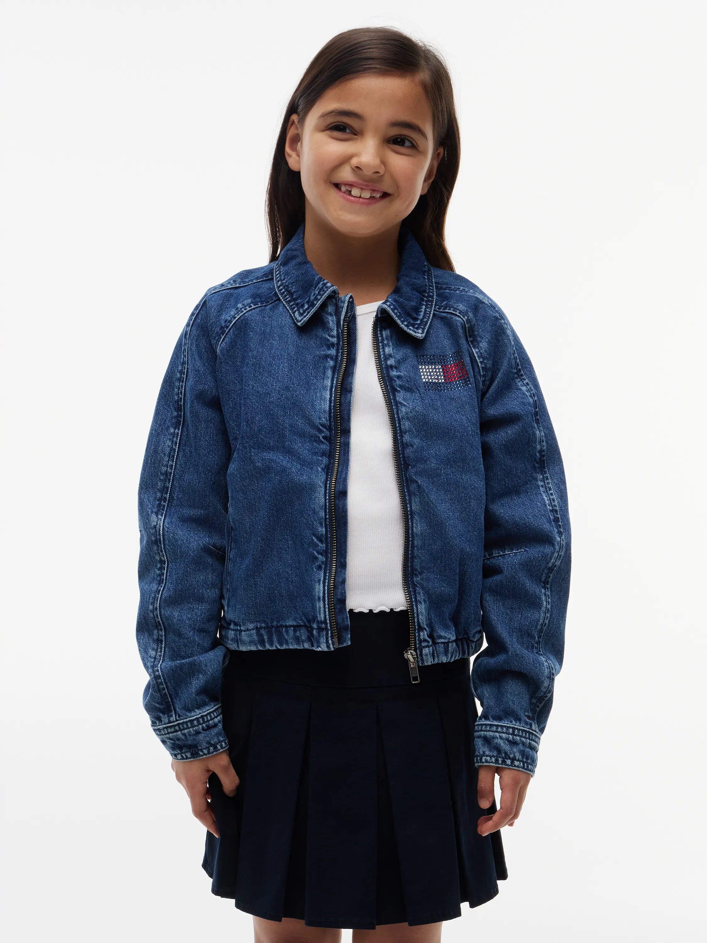 Jeansjacke aus Baumwolle