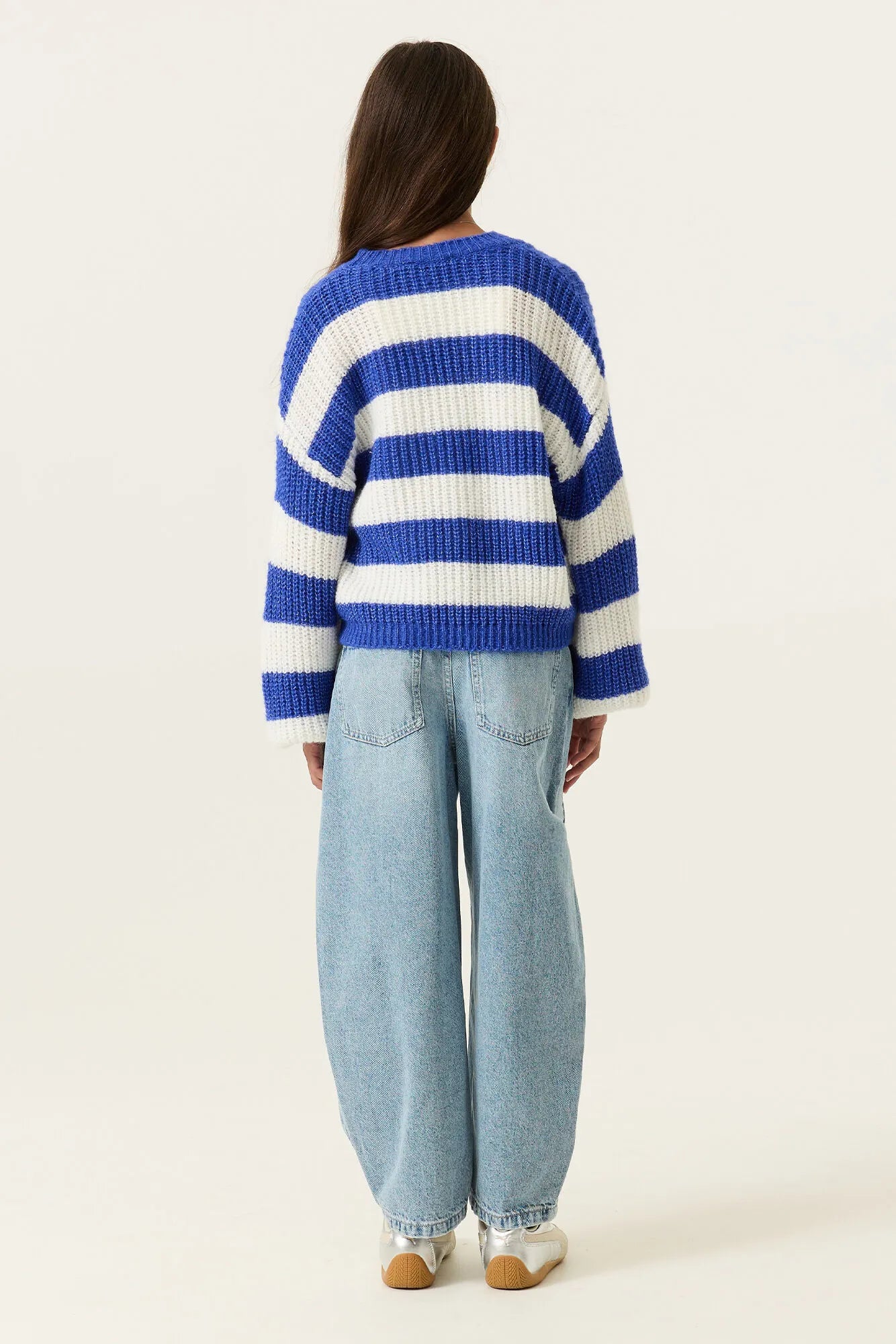 Strickpullover gestreift