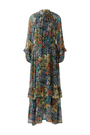 Chiffonkleid Maxi floral