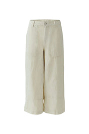 Leinenhose 3/4 Wide Leg