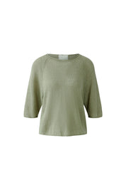 Strickpullover aus Leinen