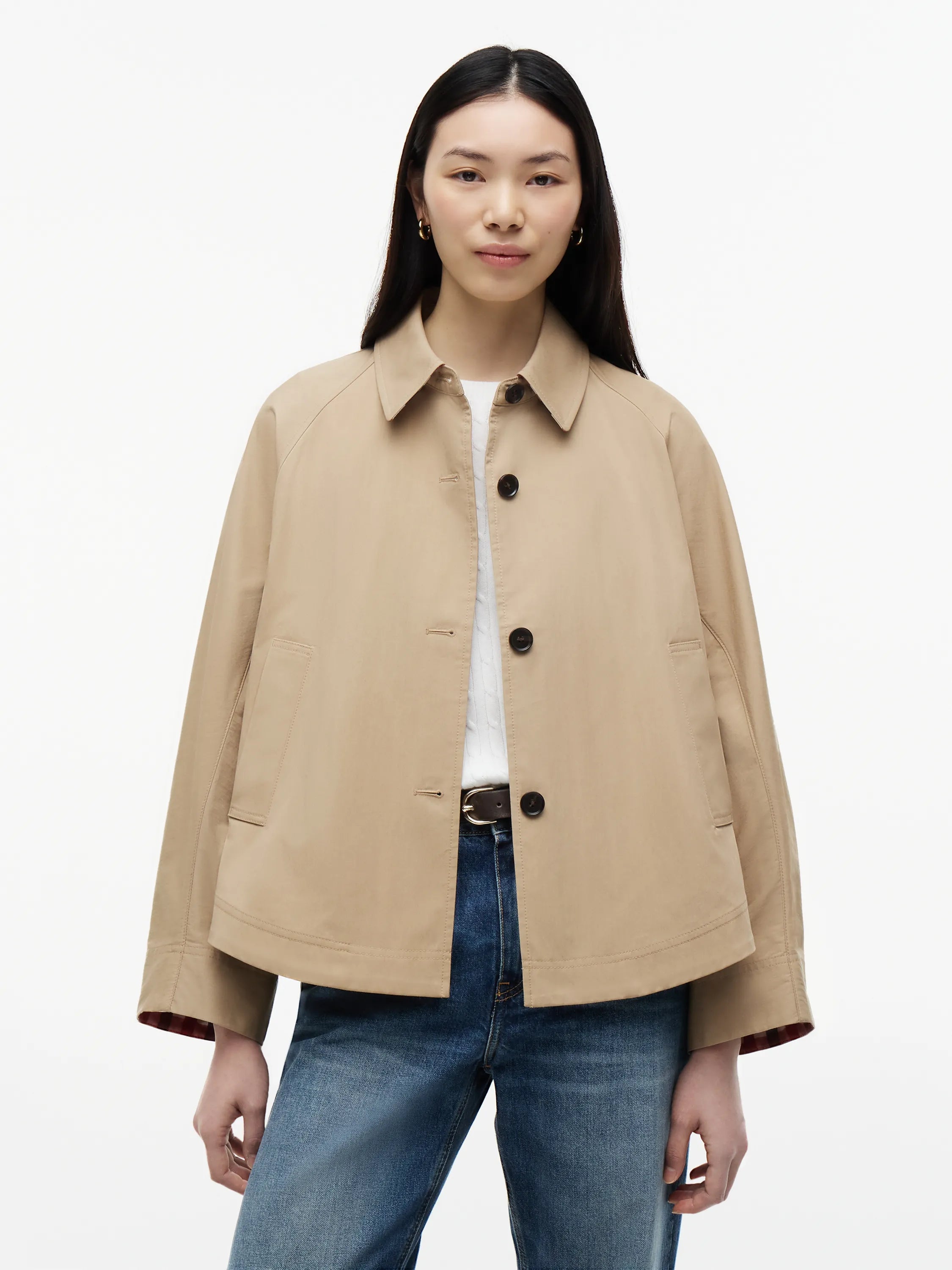 Overshirt Regular Fit aus Baumwollmix