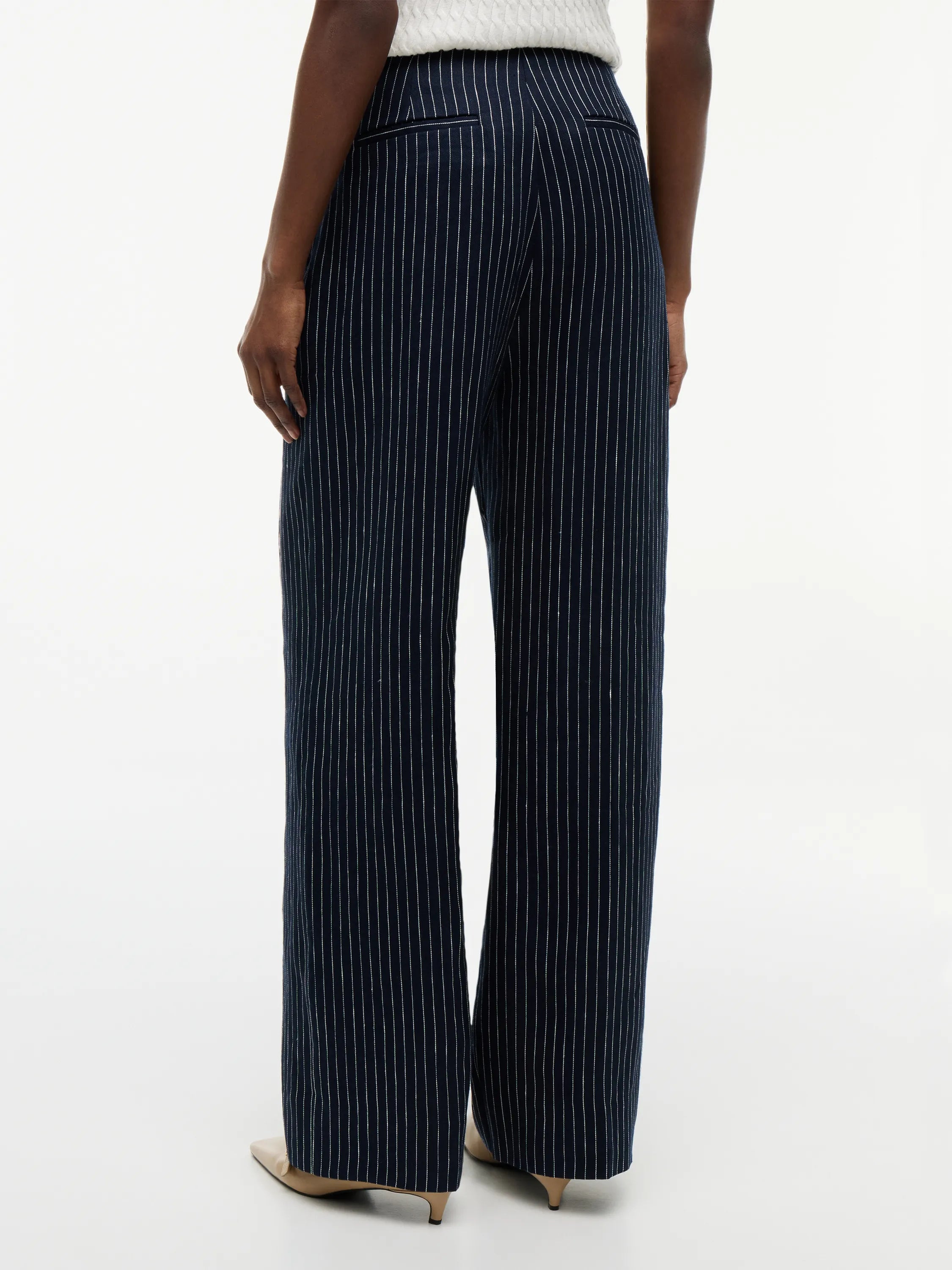 Stoffhose Wide Leg