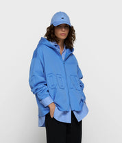 Sweatshirtjacke aus Baumwollmix