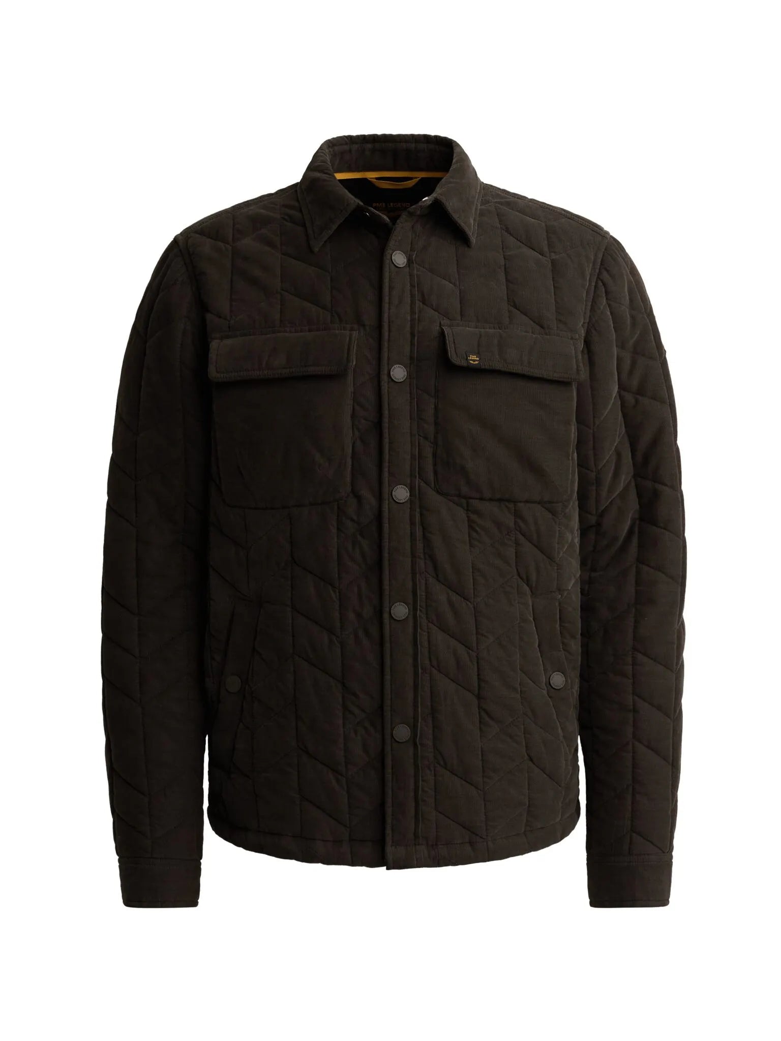Overshirt mit Cord-Steppmuster