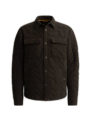Overshirt mit Cord-Steppmuster