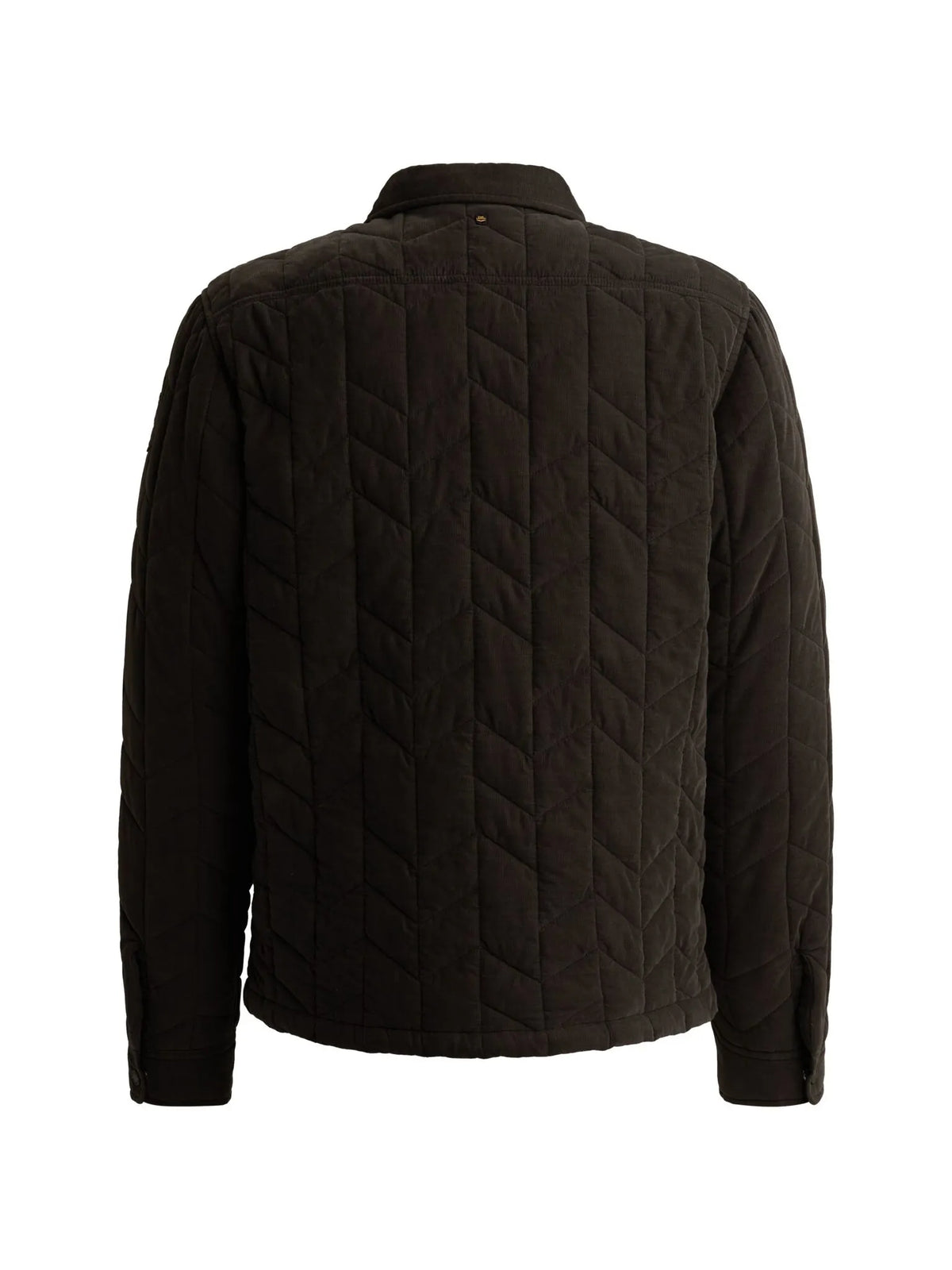 Overshirt mit Cord-Steppmuster