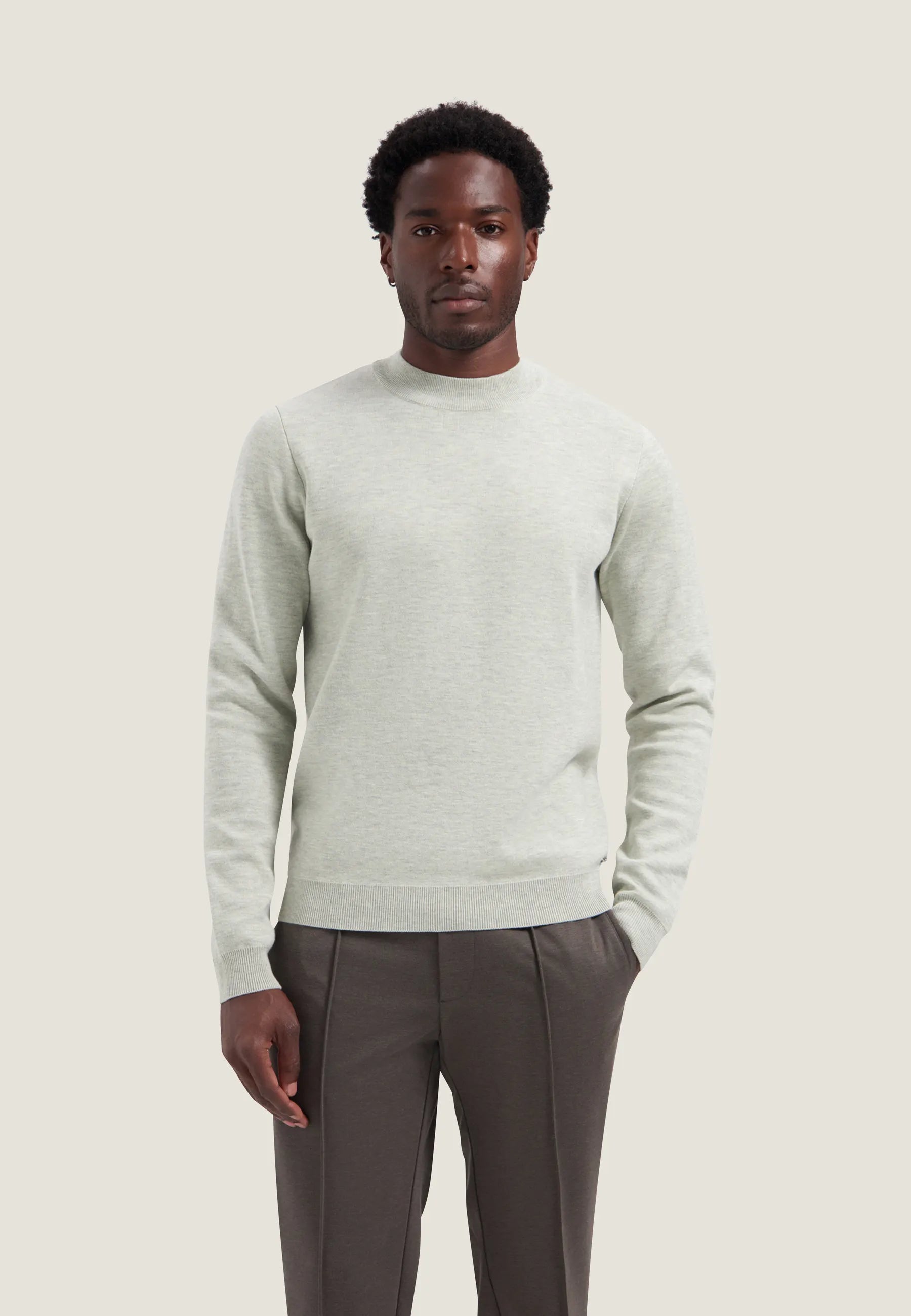 Strickpullover aus Baumwollmix