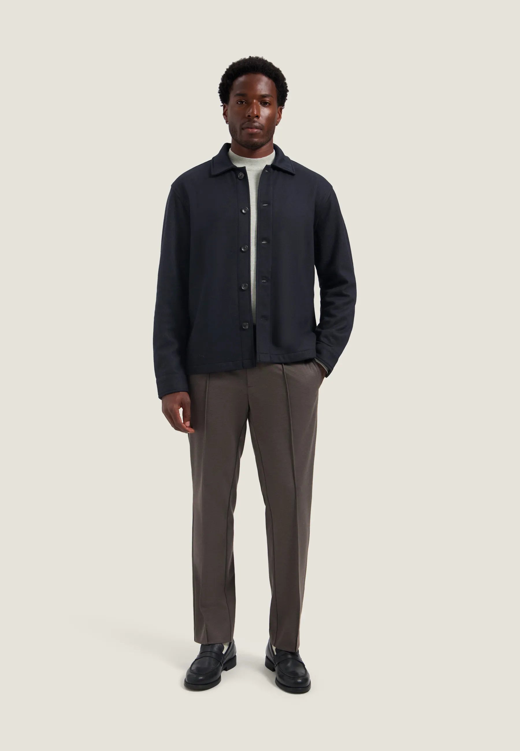 Overshirt aus Wollmix