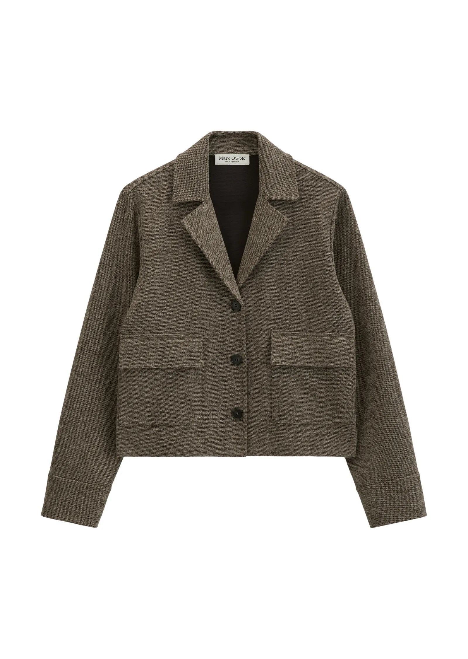 Tweedblazer cropped