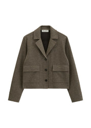 Tweedblazer cropped