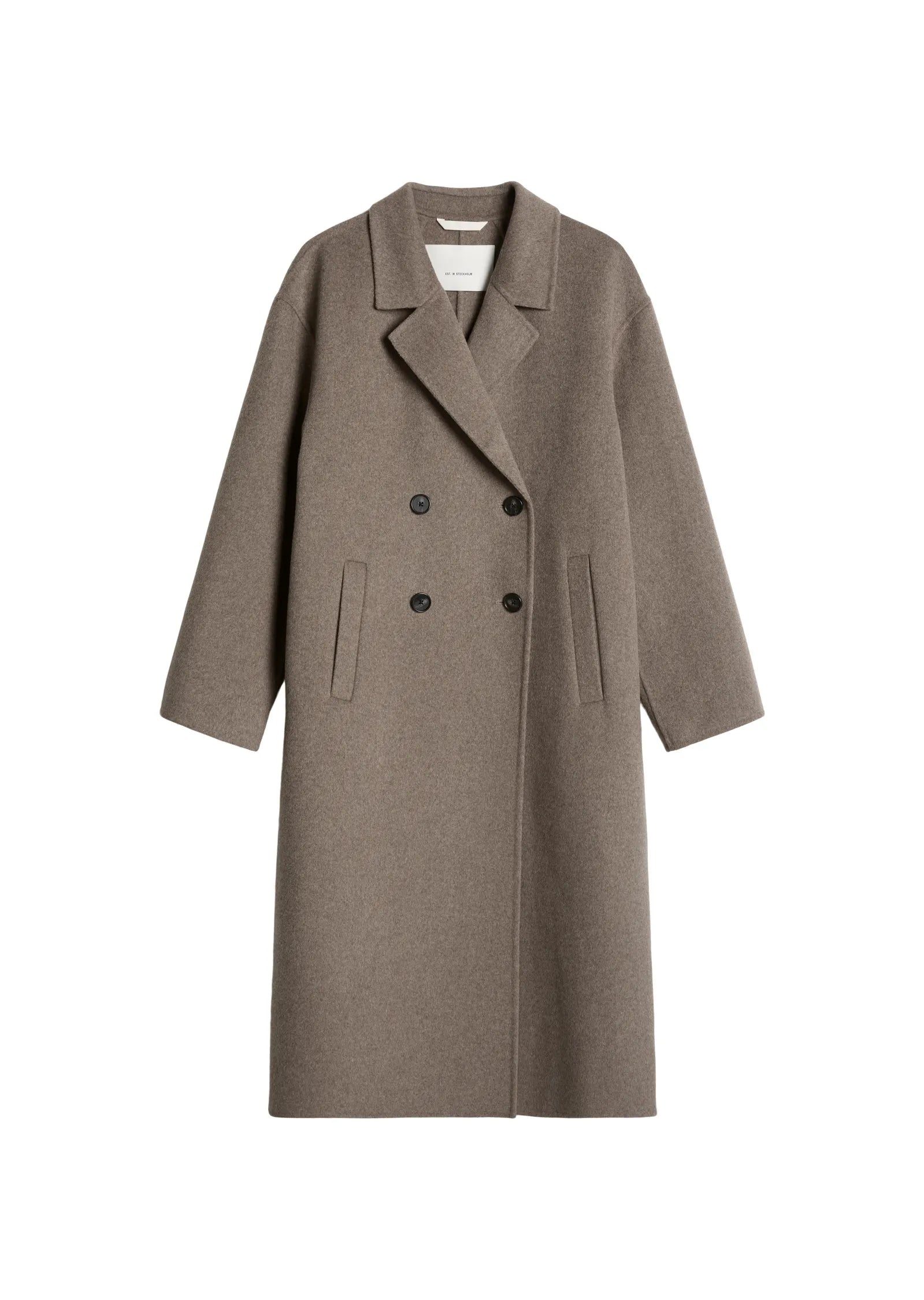 Wollmantel Relaxed Fit