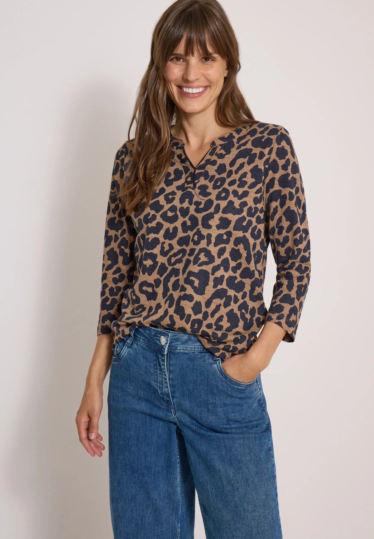 Langarmshirt aus Baumwollmix