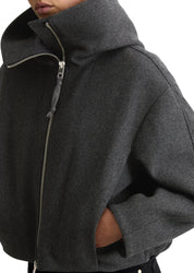Übergangsjacke aus Wollmix