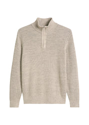 Strickpullover mit Troyer-Kragen Regular Fit