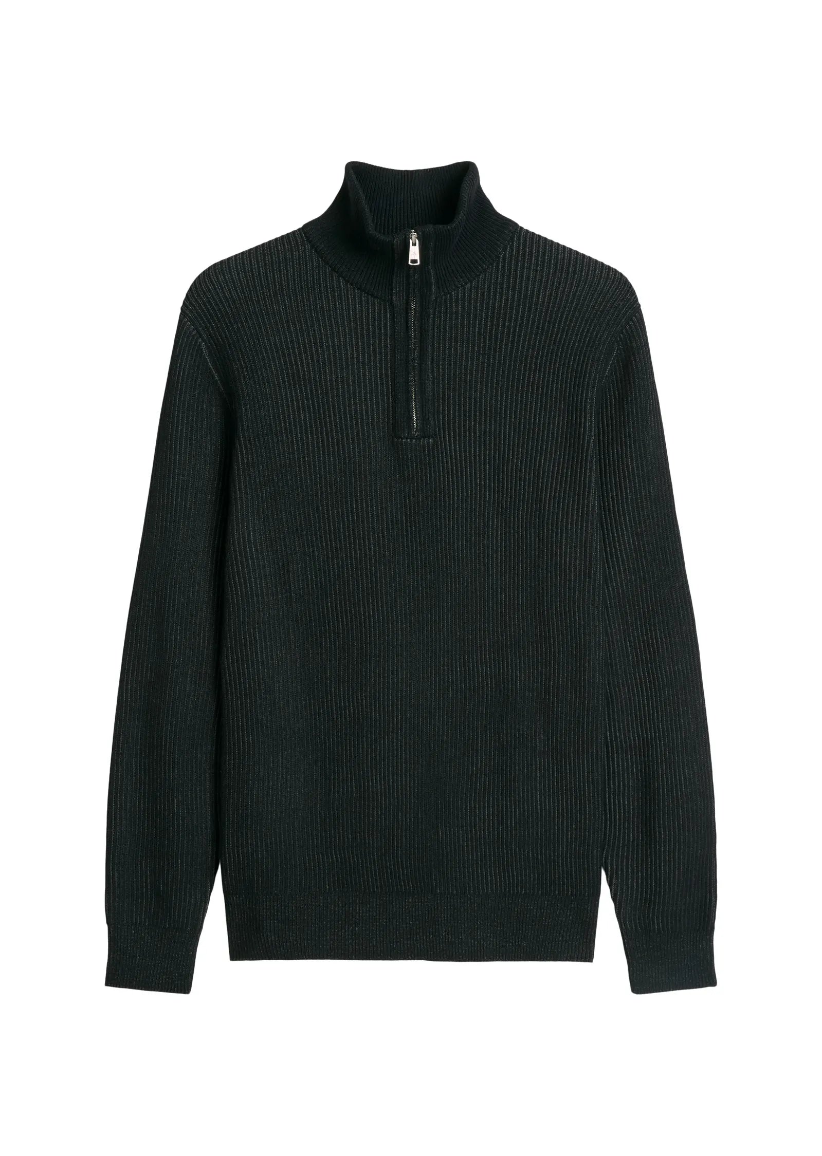 Strickpullover mit Troyer-Kragen Regular Fit