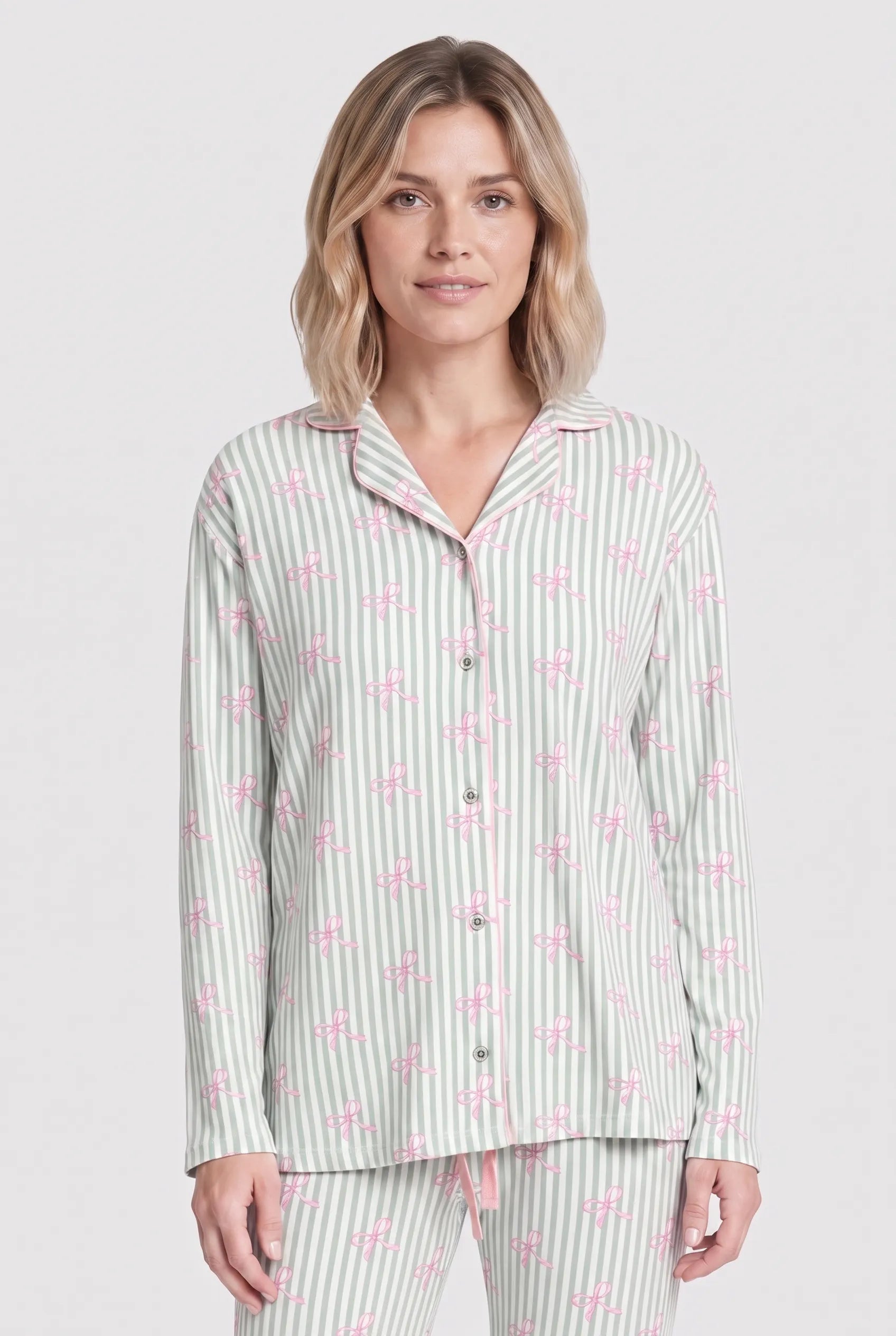 Schlafshirt aus Baumwollmix