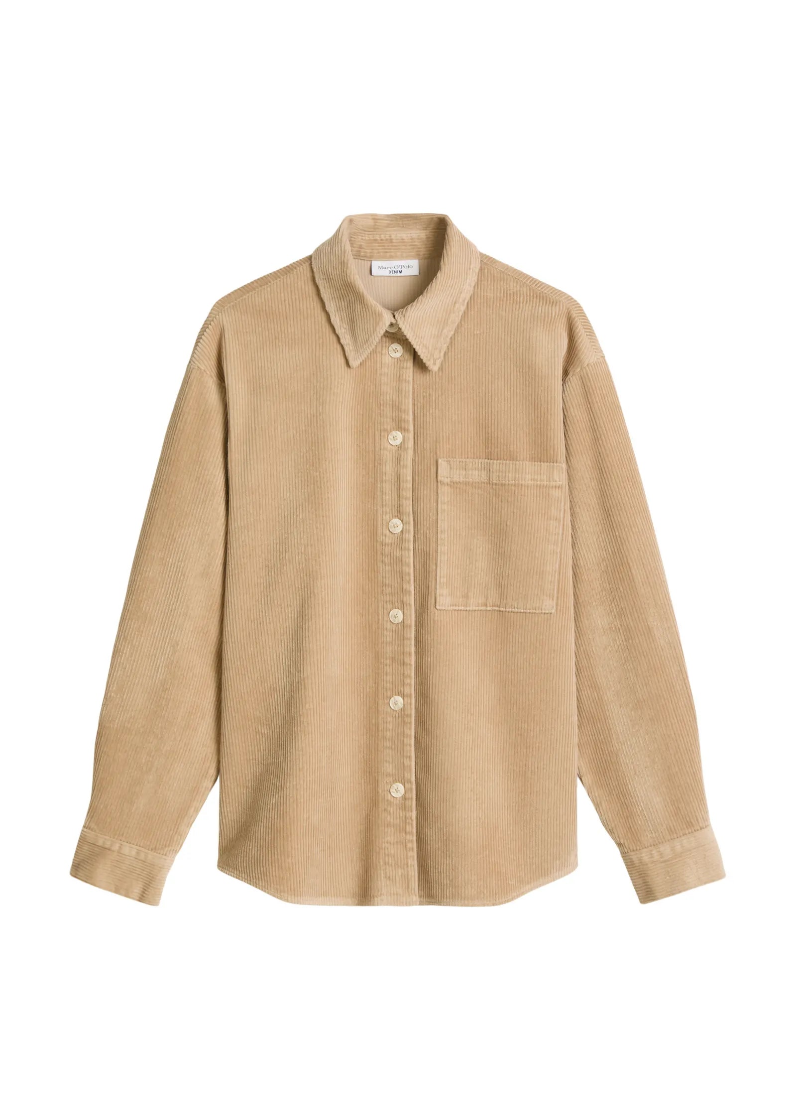 Cordbluse Relaxed-Fit