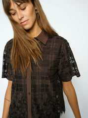 Leinenbluse LIA CHECKO
