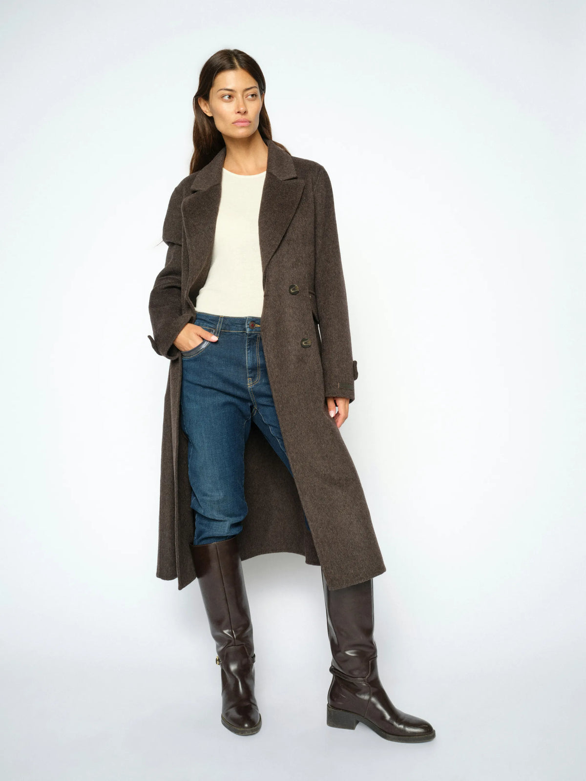 Mantel ALVA LOISA aus Wollmix