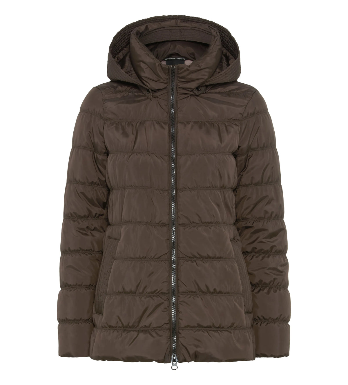 Steppjacke mit abnehmbarer Kapuze