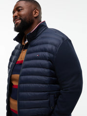 Hybrid-Steppjacke mit Stehkragen
