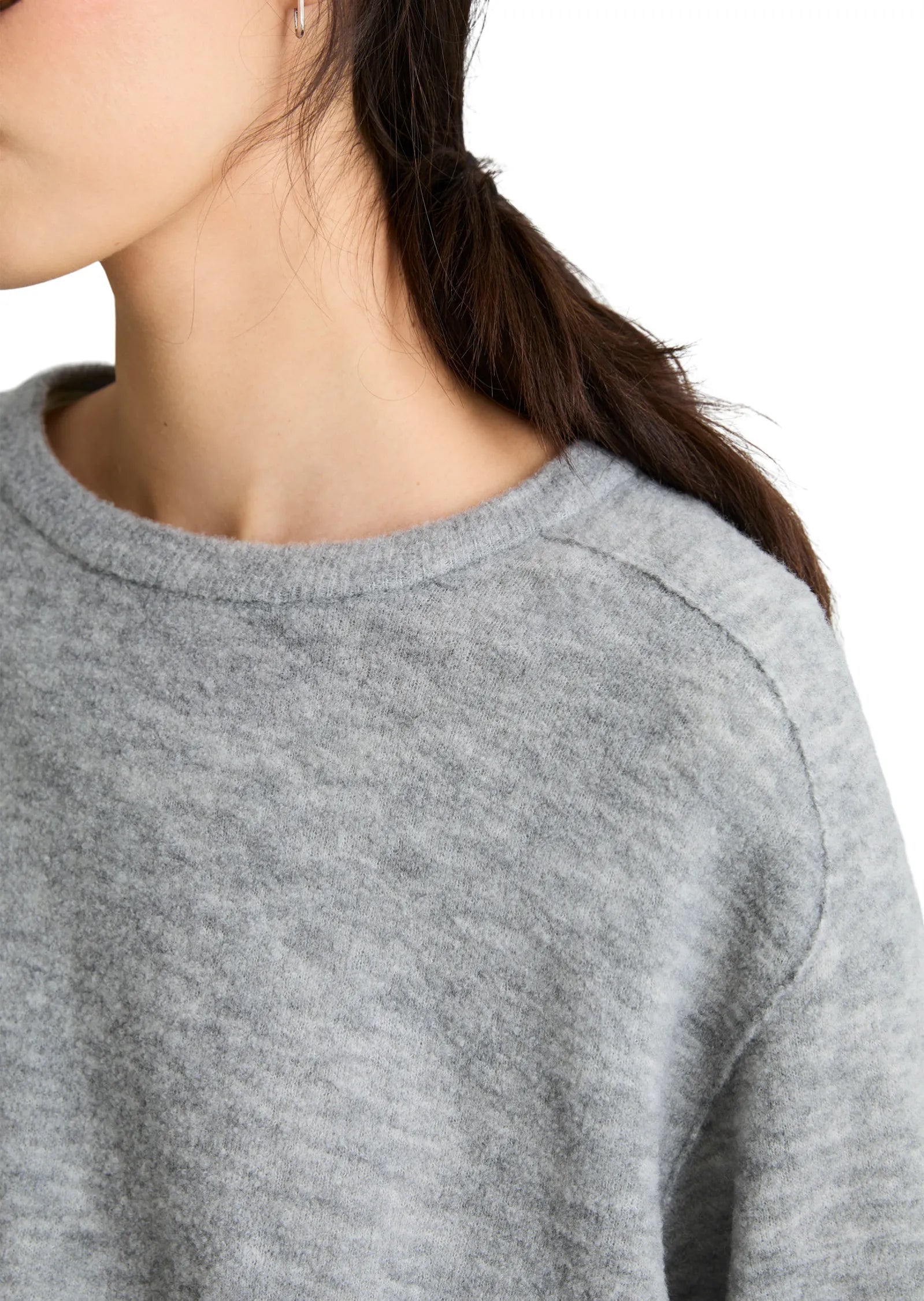 Strickpullover aus Schurwollmix