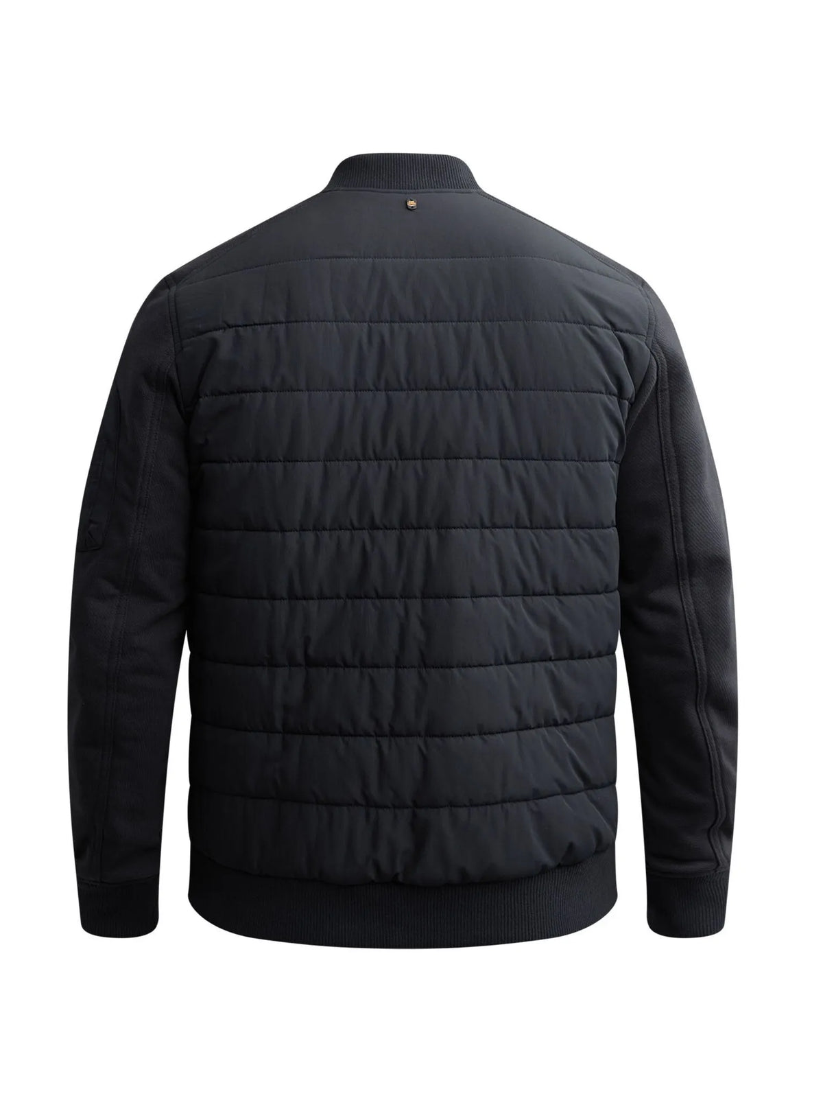 Hybrid-Jacke mit Jersey-Nylon-Mix