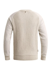 Strickpullover mit Waffelstruktur