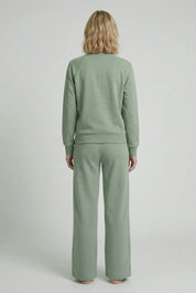 Sweatjacke aus Baumwollmix