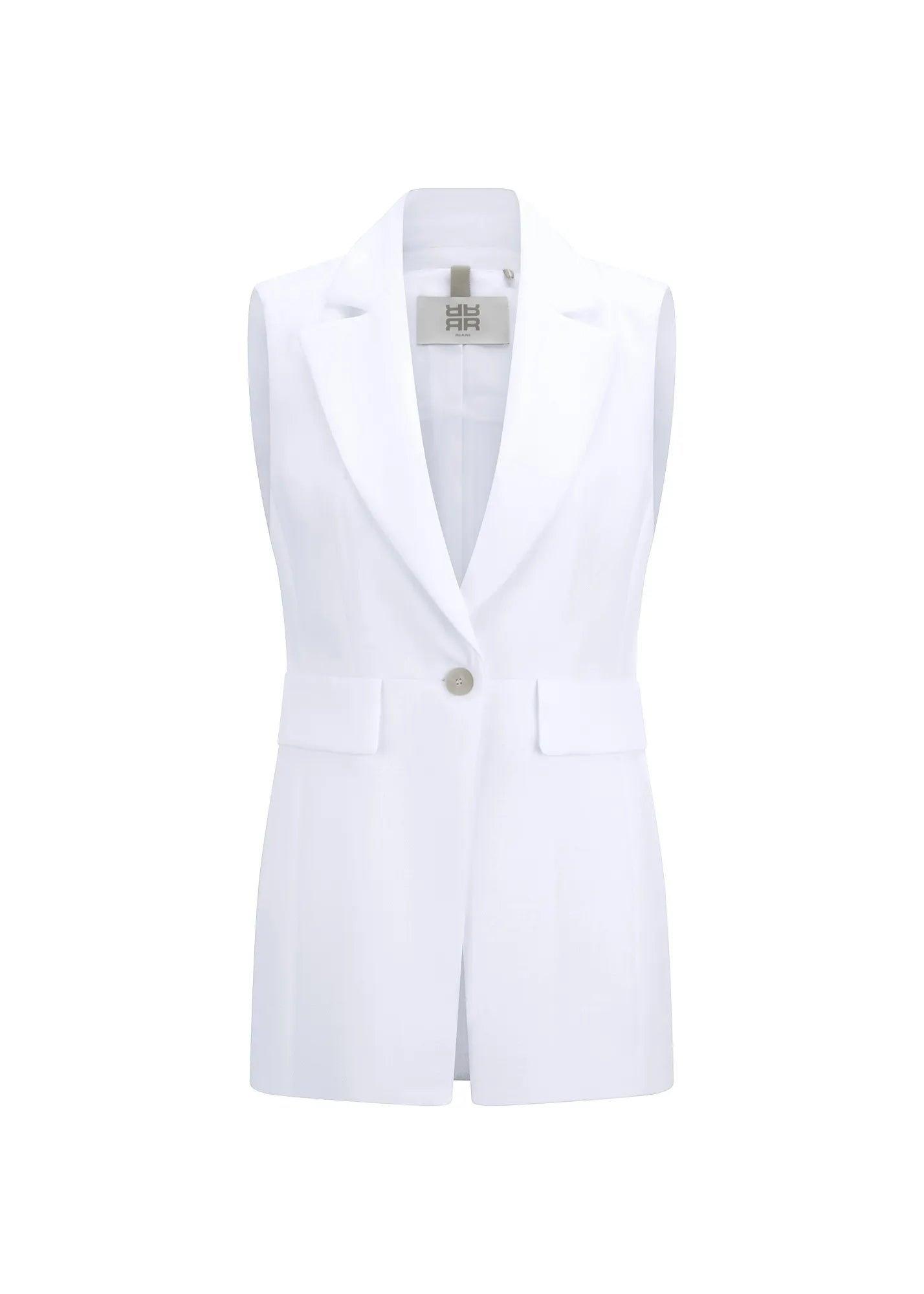 Blazer-Weste aus Viskosemix