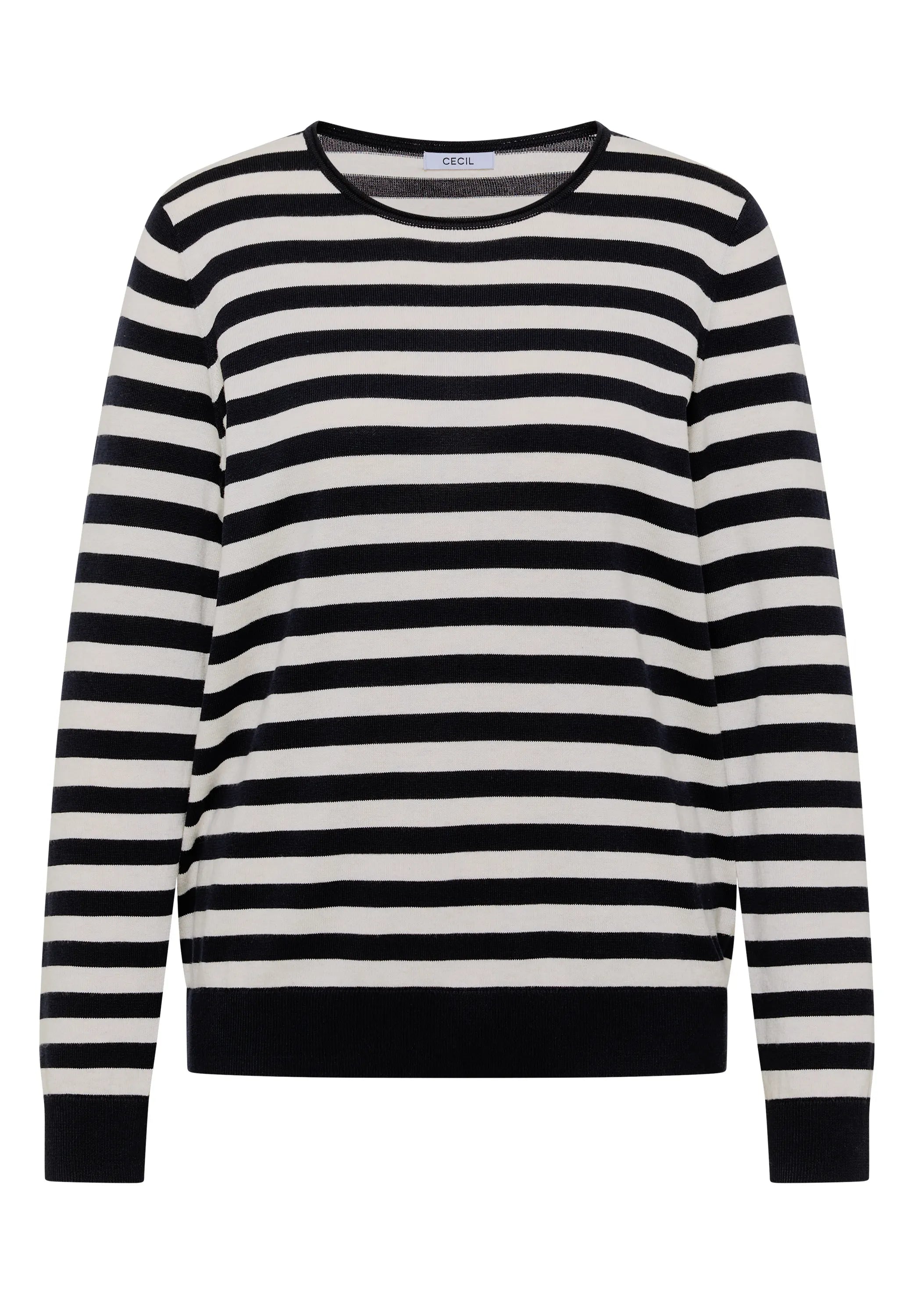 Strickpullover gestreift