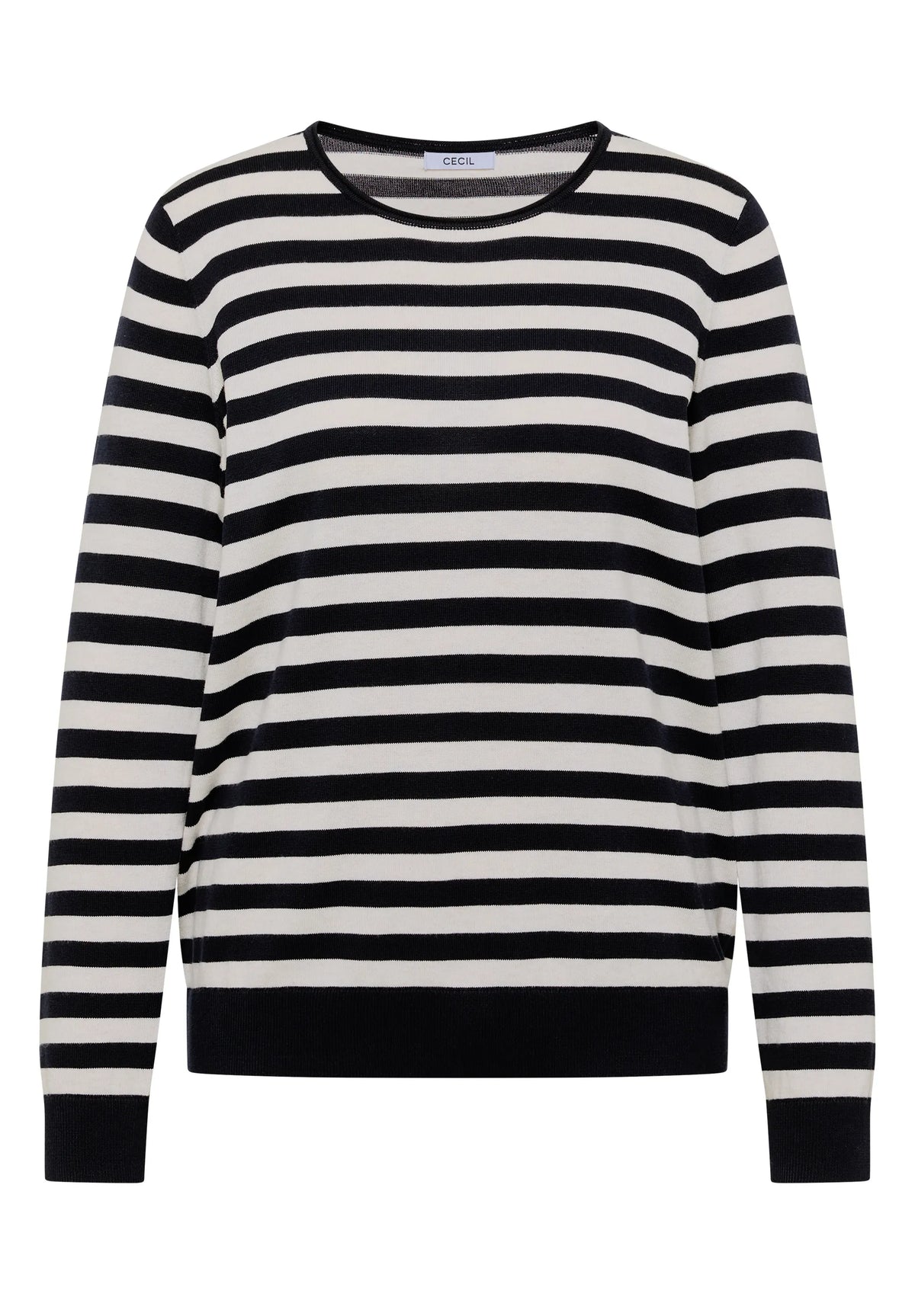 Strickpullover gestreift