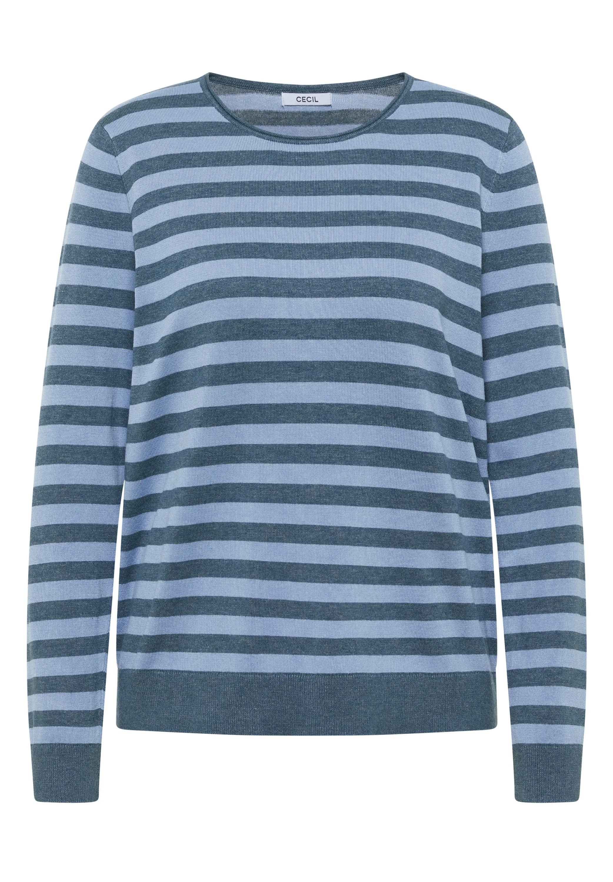 Strickpullover gestreift