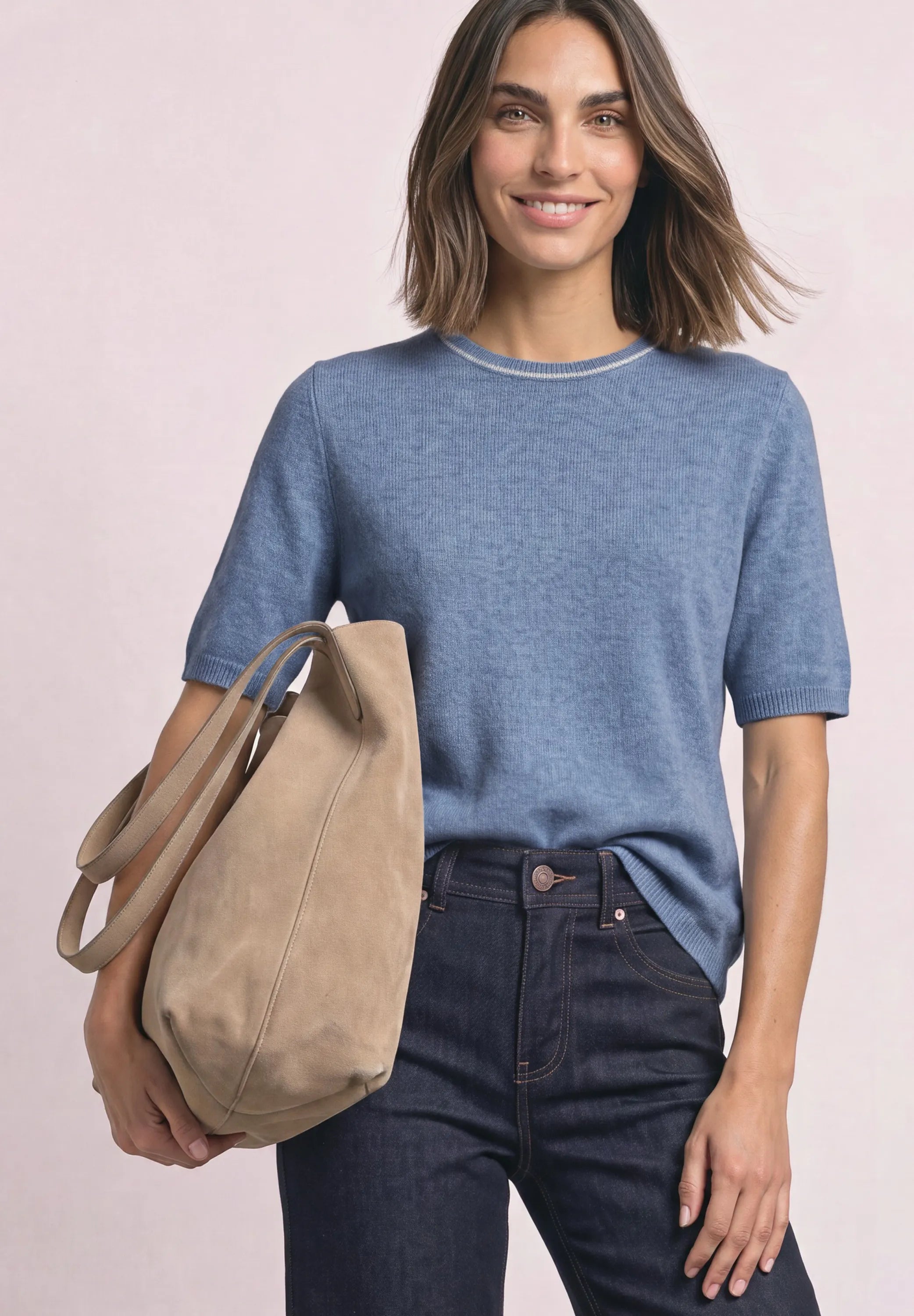 Kurzarm Pullover