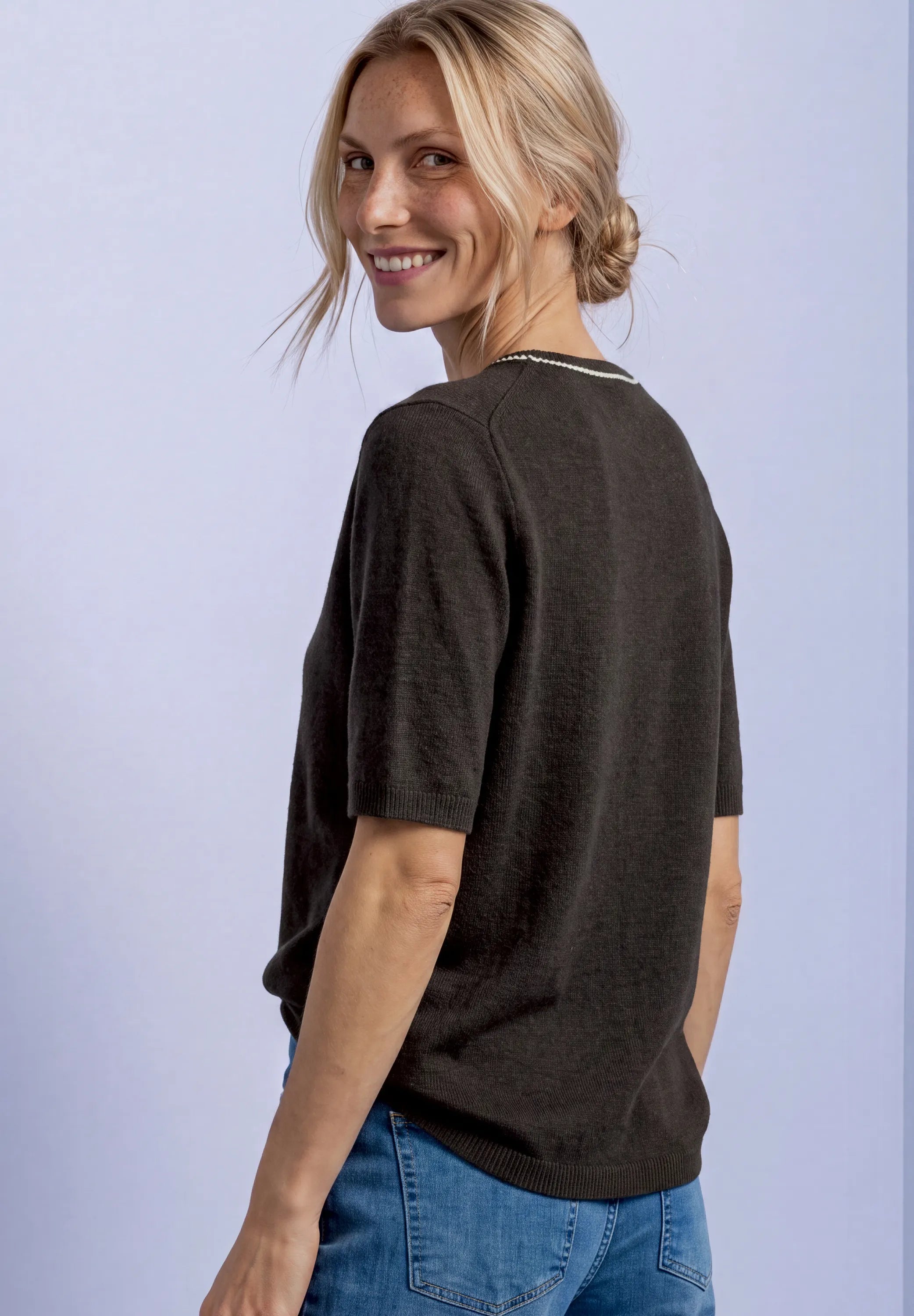 Kurzarm Pullover