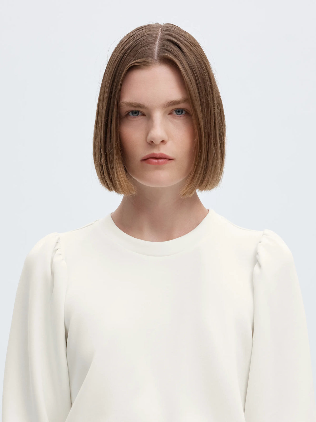 Sweatshirt mit Puffärmeln