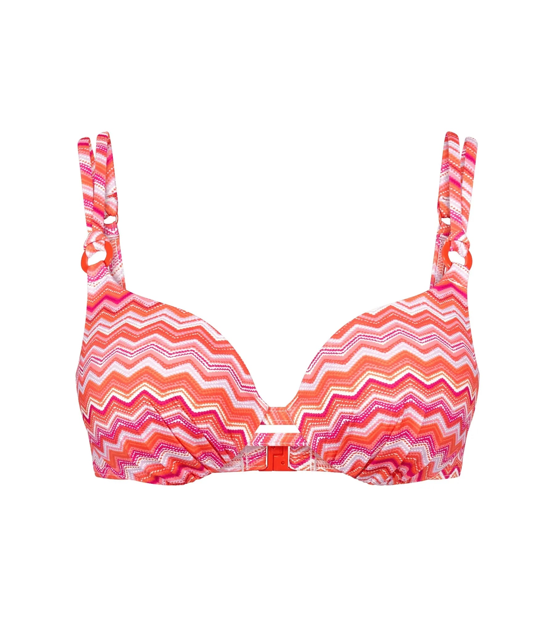 Bikini-Top gemustert mit Bügel