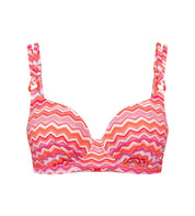 Bikini-Top gemustert mit Bügel
