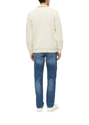 Sweatshirtjacke aus Baumwollmix