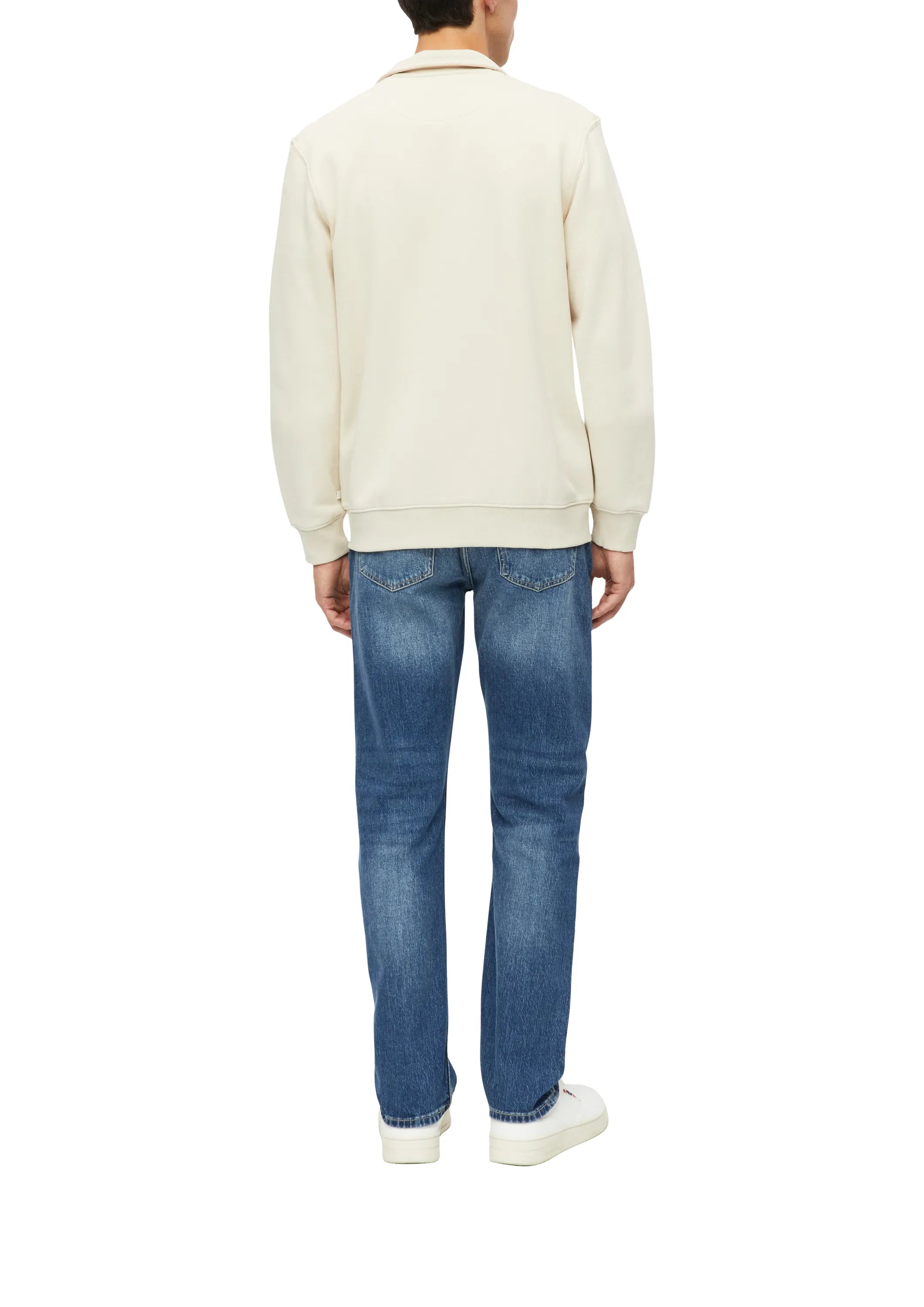 Sweatshirtjacke aus Baumwollmix