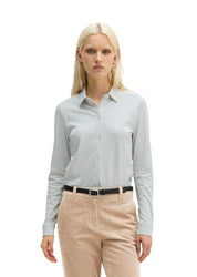 Langarm Poloshirt