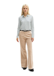 Langarm Poloshirt