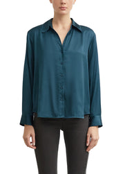 Satinbluse aus Viskosemix