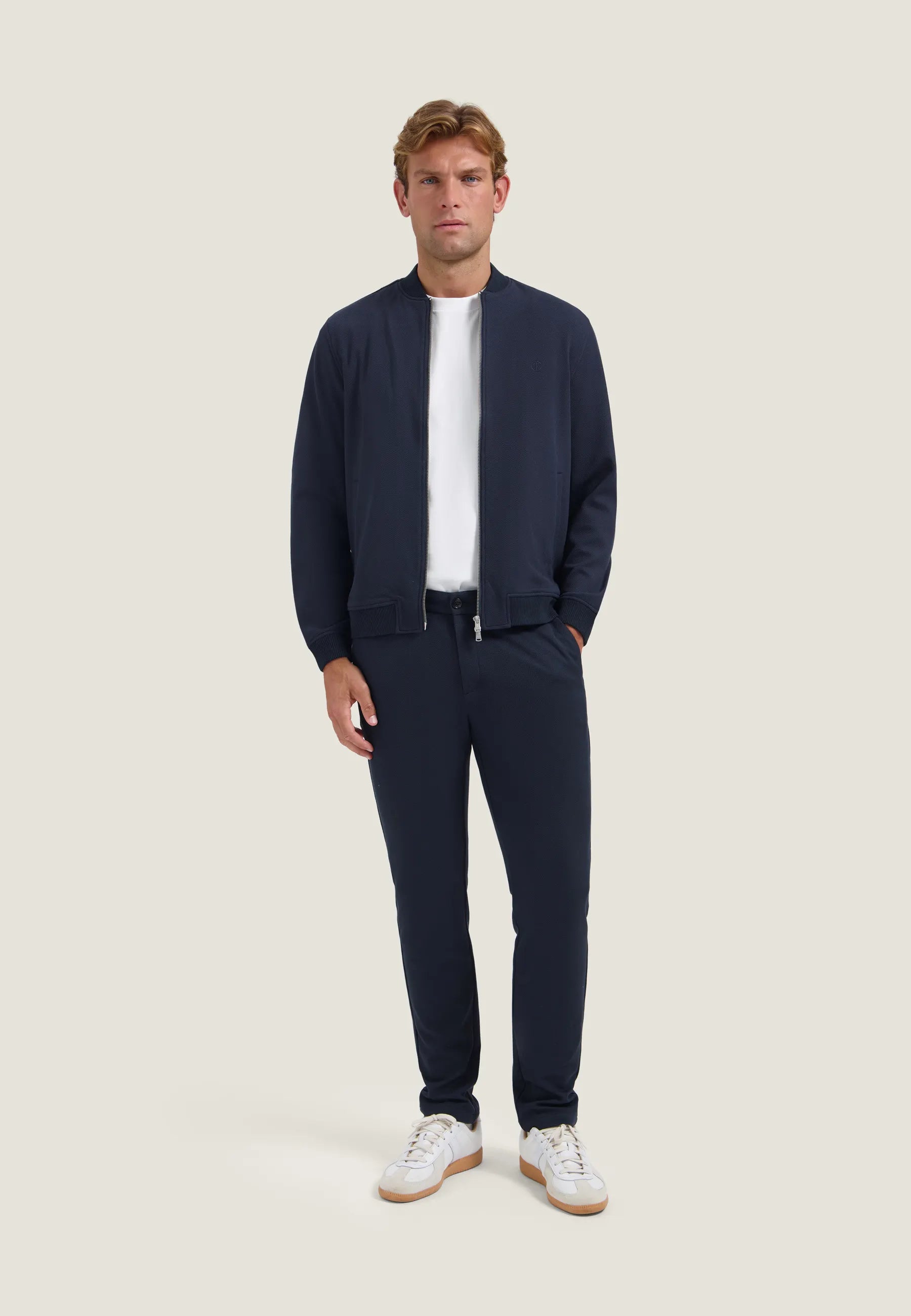 Pique-Chinohose MARLON Tapered Fit
